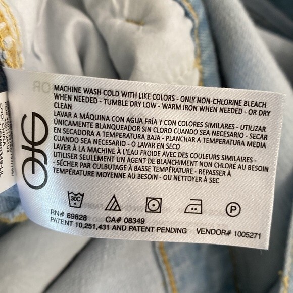 Ella Moss Belted Denim Short Sleeve Cropped Wide Leg Jumpsuit Relaxed Fit - Picture 10 of 16